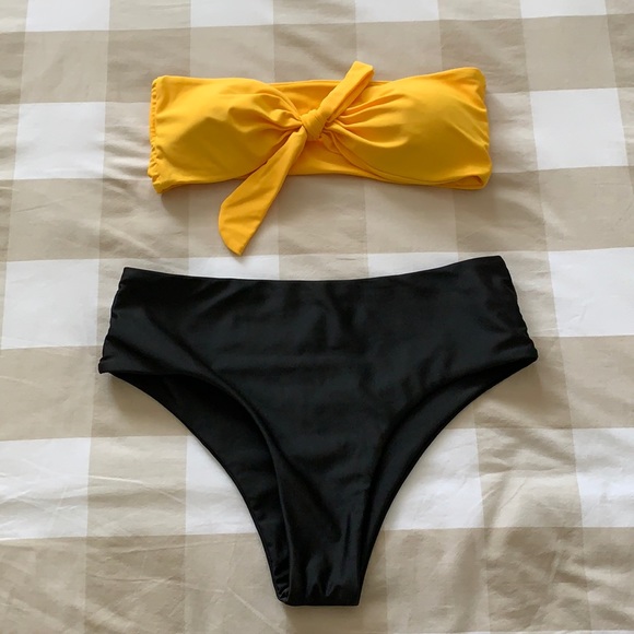 High rise 2 piece swimsuit - Picture 1 of 3